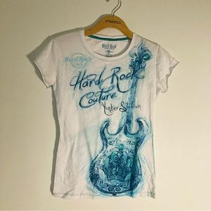 Hard rock couture size medium white yankee stadium